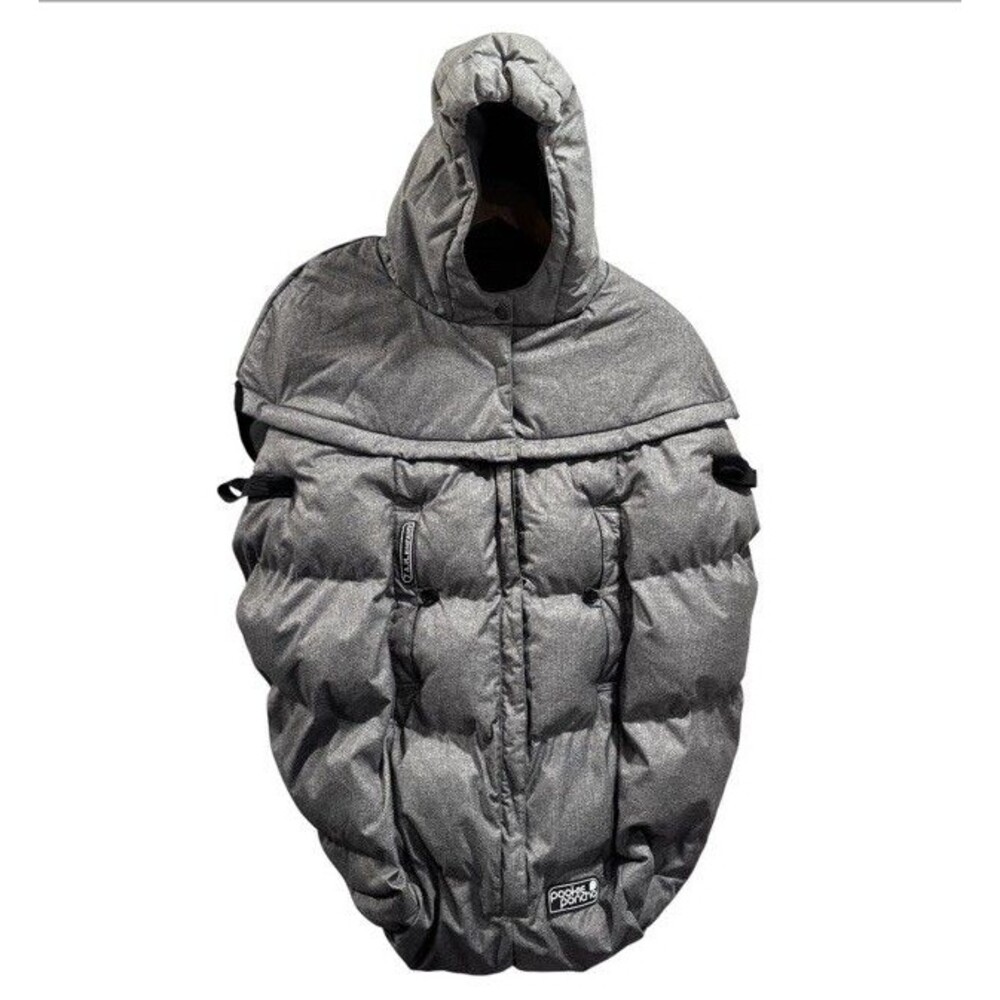 7 AM Enfant Pookie Poncho Gray Baby car seat, stroller cover winter